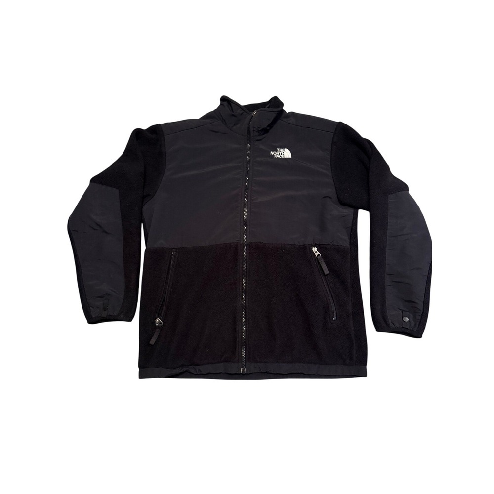 The North Face Black Fleece Jacket Boys XL Boys Regular Fit Full Zip